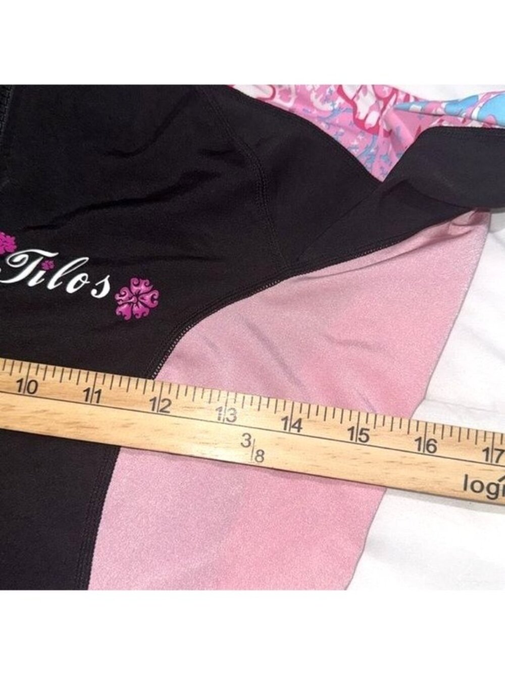 Womens Tilos Full-Body Wetsuit XL Black & Pink Nylon/Spandex Blend - Picture 9 of 11